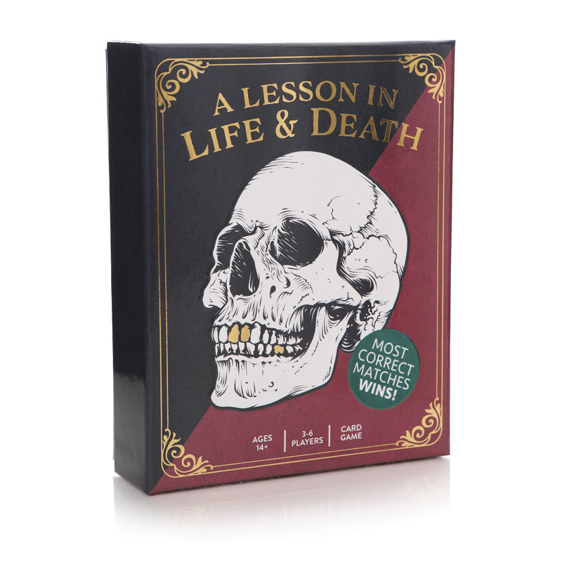 A Lesson in Life and Death Historical card game