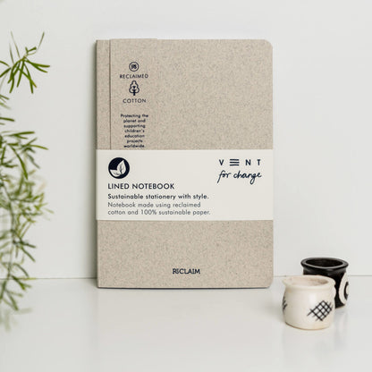 Vent Reclaim Recycled Wool/Cotton Notebooks