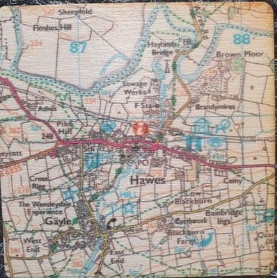 Yorkshire Dales Map Range Gifts/ Souvieners